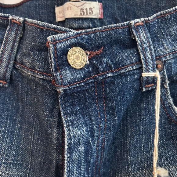 NWT Levi’s 515 Boot Cut Jeans Size 10 Long 33” Inseam Stretch Mid Rise - Picture 5 of 7